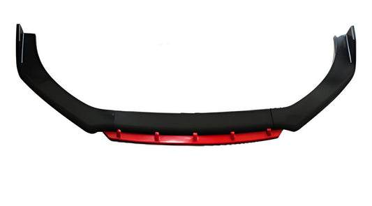 Universal Front Lip Spoiler DPT Red V-2 (ABS, Gloss Black) - image 1