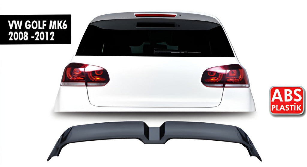 DPT V-3 Spoiler (HB, Gloss Black) for Volkswagen Golf 6 2008-2014 - image 1