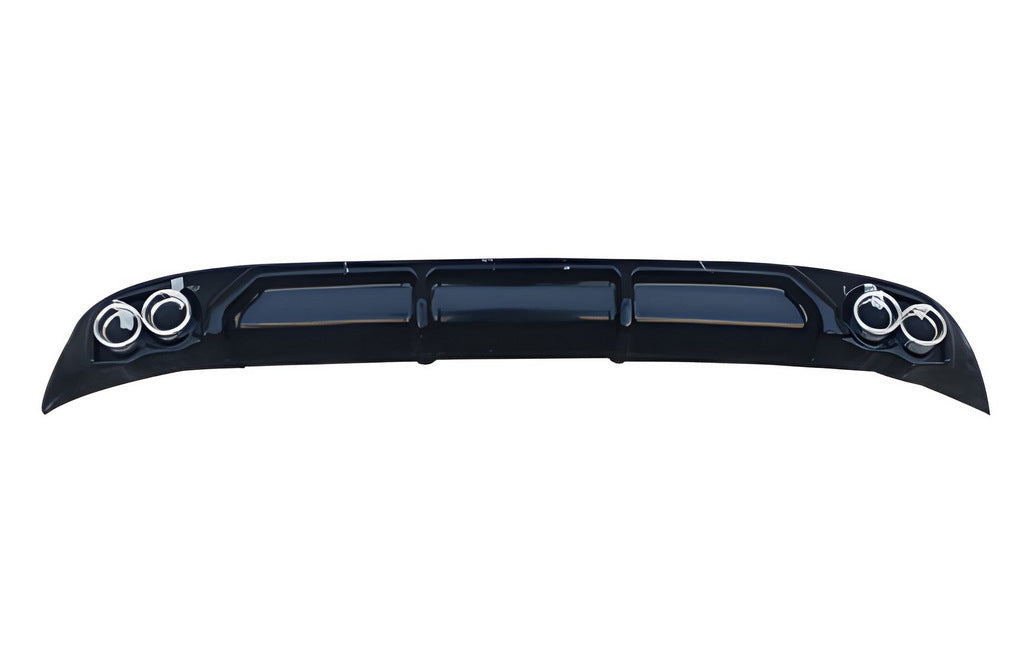Rear Diffuser DPT V-3 (2017-2019, Gloss Black) for Volkswagen Golf 7/E-Golf 2012-2020 - image 1
