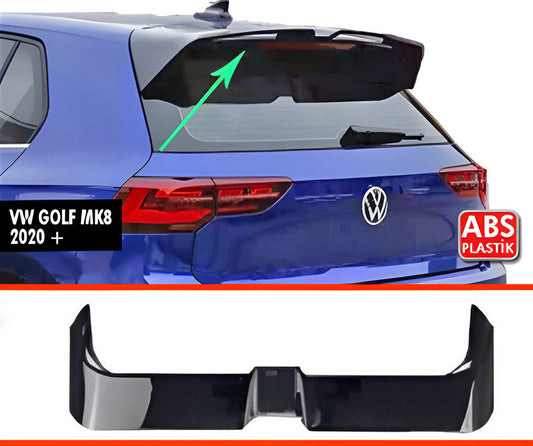 DPT V-1 Spoiler (HB, Gloss Black) for Volkswagen Golf 8 2019- - image 1