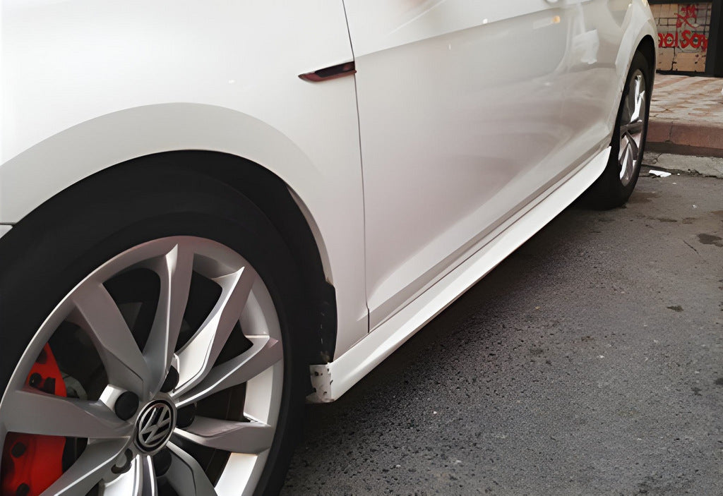 Side Skirts DPT V-1 (Gloss Black) for Volkswagen Golf 8 2019- - image 1