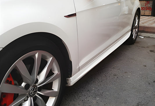 Side Skirts DPT V-1 (Gloss Black) for Volkswagen Golf 8 2019- - image 1
