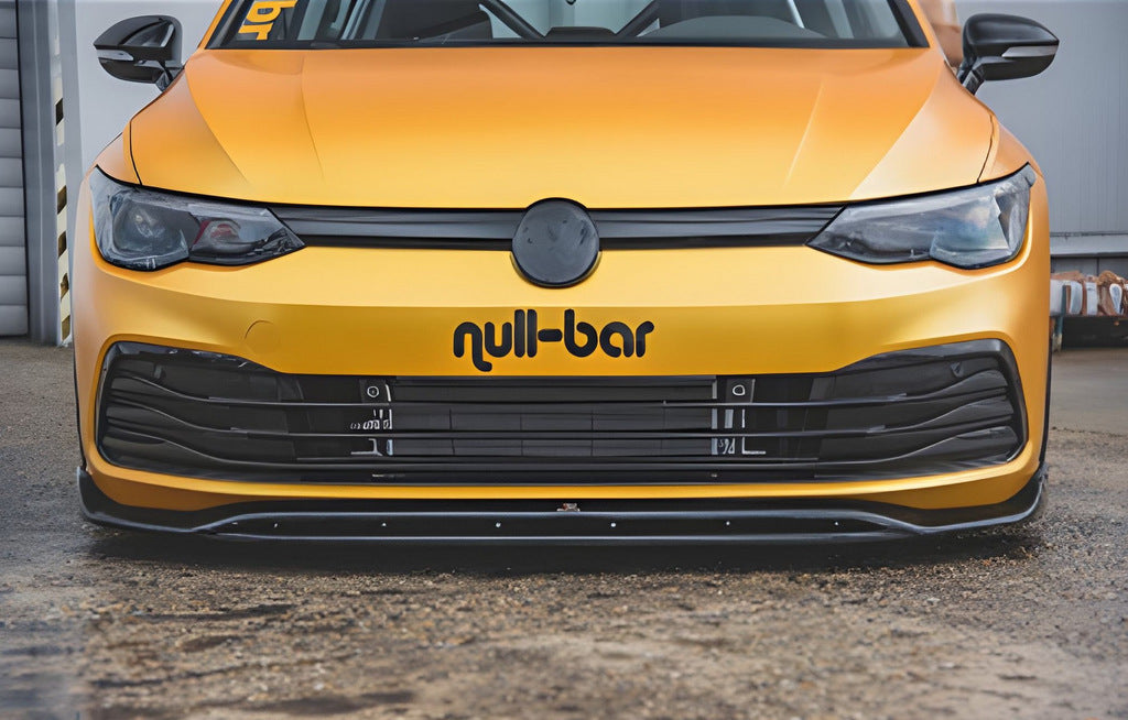 Front Lip DPT V-2 (Gloss Black) for Volkswagen Golf 8 2019- - image 1