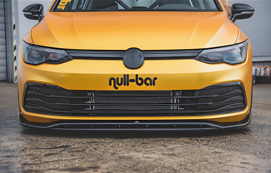 Front Lip DPT V-2 (Gloss Black) for Volkswagen Golf 8 2019- - image 1