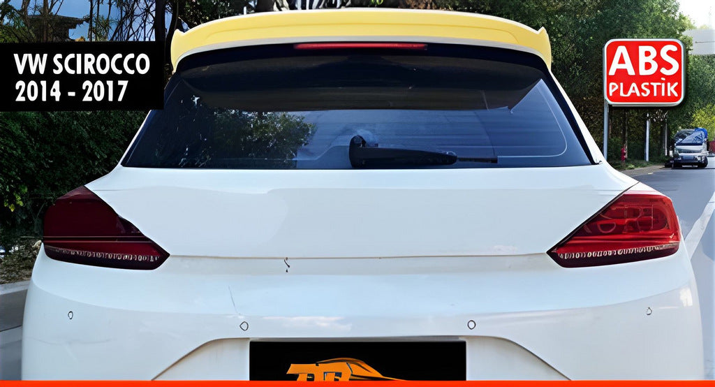 Rear Spoiler DPT V-2 (2014-2017, Gloss Black) for Volkswagen Scirocco 2008-2017 - image 1