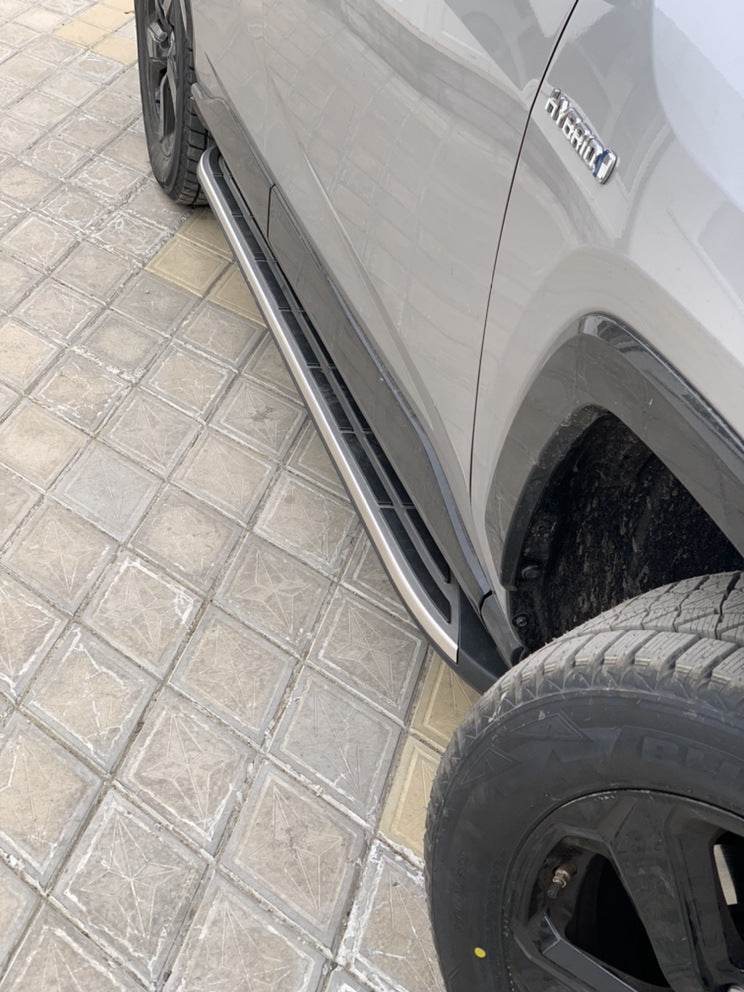 Side sills OEM V1A (2 pieces, aluminum) for Toyota Rav 4 2019- - Reelken Auto