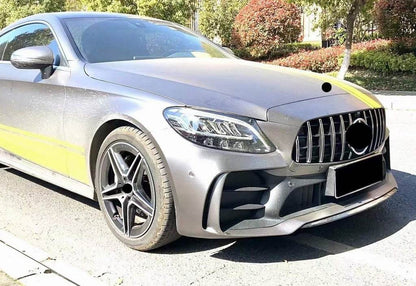 Body kit with full rear bumper (Black Mamba C63GT design) for Mercedes C-class W205 2014-2021 - Reelken Auto