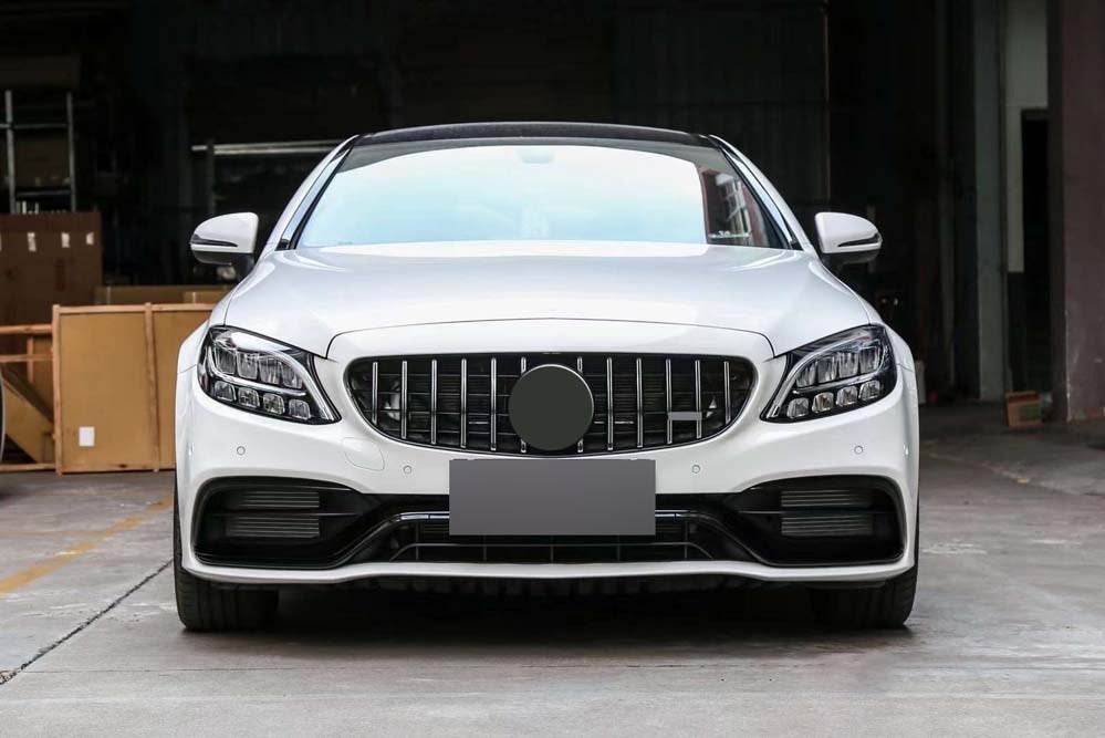 Body kit with diffuser (AMG C63-designs 2018-2021) for Mercedes C-class W205 2014-2021 - Reelken Auto