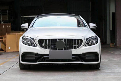 Body kit with diffuser (AMG C63-designs 2018-2021) for Mercedes C-class W205 2014-2021 - Reelken Auto
