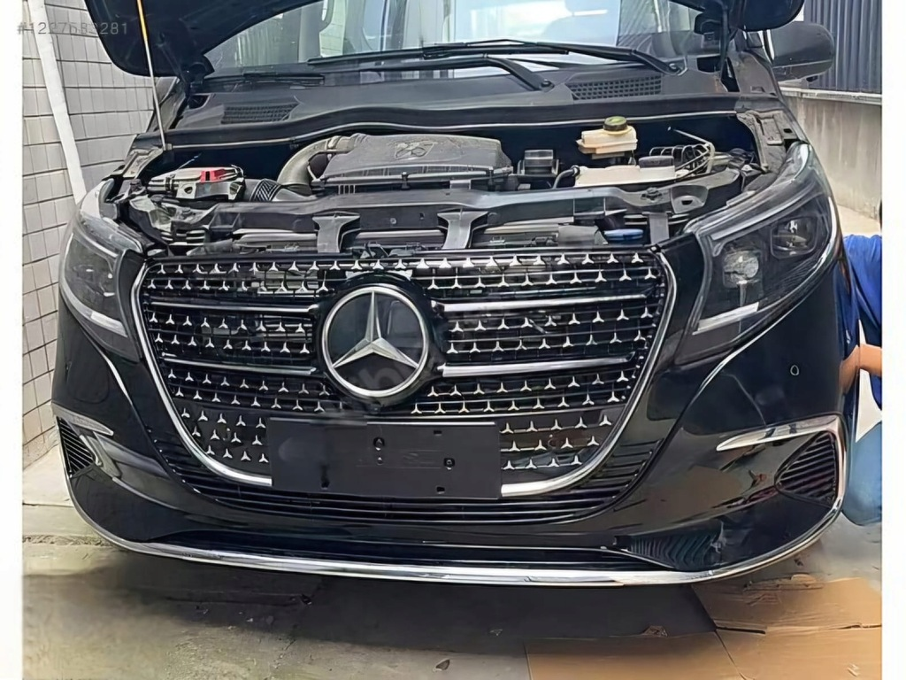 Front bumper chrome trim kit (2023+) for Mercedes Vito/V-class W447 2014- - image 1