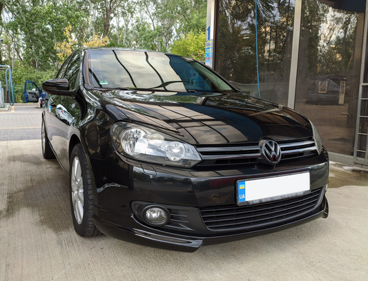 Front lip DPT V-2 (primed for painting) for Volkswagen Golf 6 2008-2014 - image 2