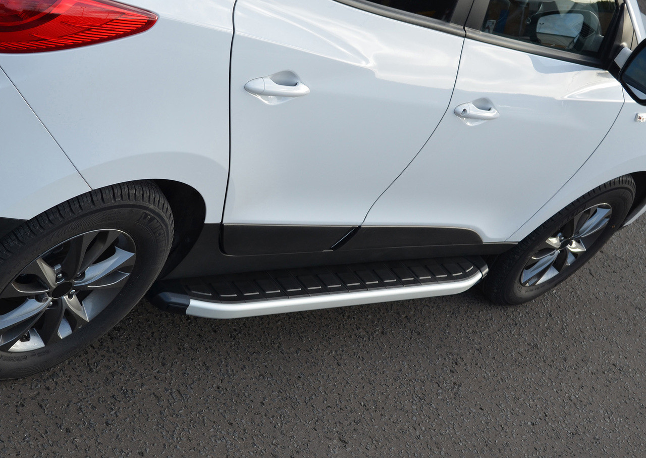 Side Steps Fullmond (2 pcs, aluminum) for Hyundai IX-35 2010-2015 - image 2