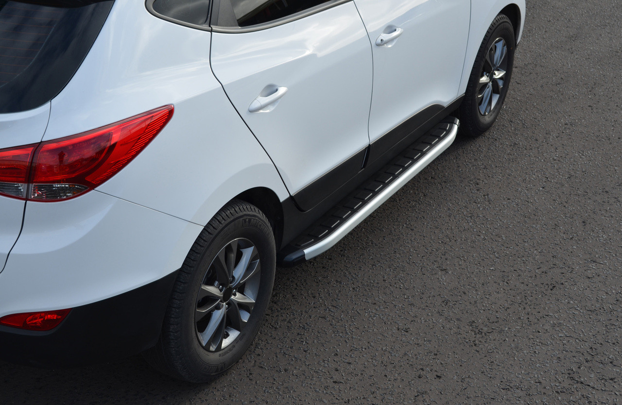 Side Steps Fullmond (2 pcs, aluminum) for Hyundai IX-35 2010-2015 - image 3