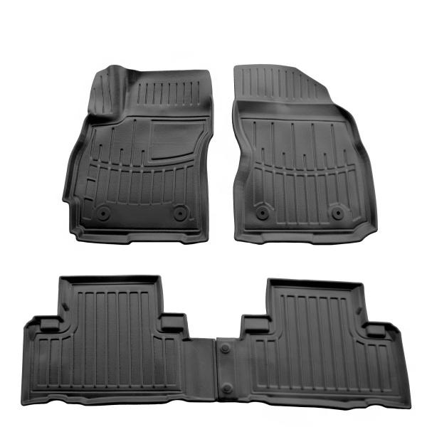 Stingray 3D Rubber Floor Mats (2010+, EU, 4 pcs, Polyurethane) for Mazda 5 2010-2018 - image 1