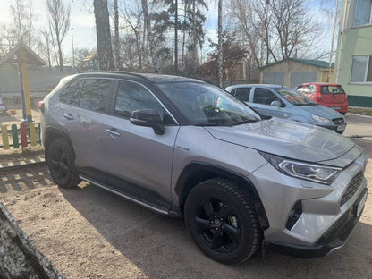 Side sills OEM V1A (2 pieces, aluminum) for Toyota Rav 4 2019- - Reelken Auto