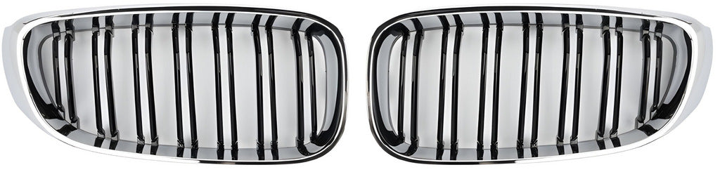 M-Look Kidney Grilles (for F34, Gloss Black with Chrome Trim) for BMW 3 Series F34 2013–2020 - image 2