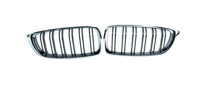 M-Look Kidney Grilles (for F80, Gloss Black with Chrome Trim) for BMW 3 Series F30/F31 2012-2019 - image 2