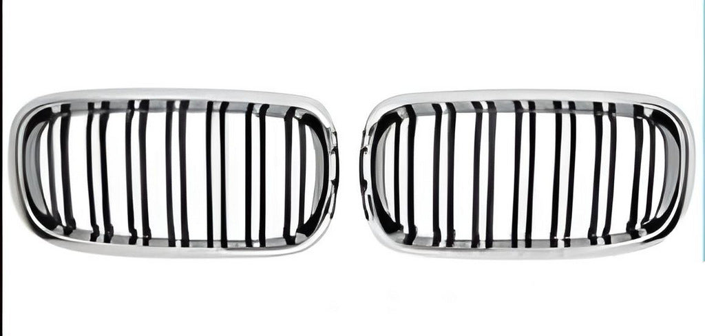 Kidneys M-Look (Gloss Black with Chrome Trim) for BMW X5 F15 2013-2018 - image 2