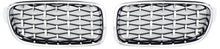 Diamond Silver Kidney Grilles (Chrome Trim) for BMW 3 Series F30/F31 2012-2019 - image 2