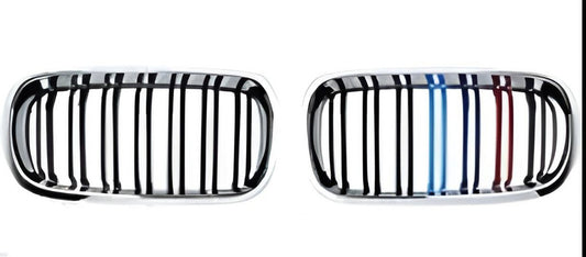 Kidneys M-Look (M-Color with Chrome Trim) for BMW X6 F16 2014-2019 - image 2