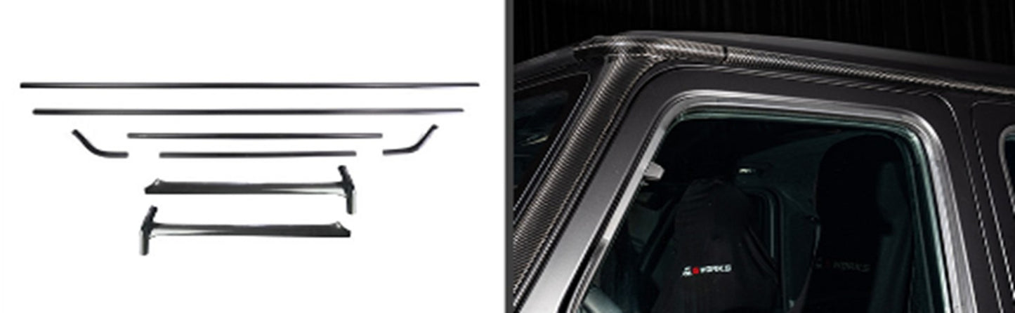 Carbon Covers for A-Pillars and Roof for Mercedes G сlass W465 2025- - image 2