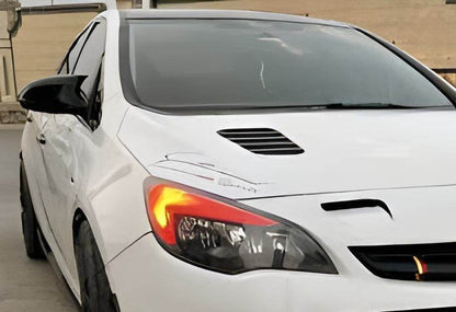 Covers for BMW-style mirrors (2 pcs) for Opel Astra J 2009-2015 - Reelken Auto