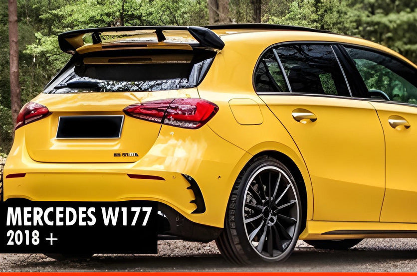 DPT V-1 Spoiler (Gloss Black) for Mercedes A-сlass W177 2018- - image 1