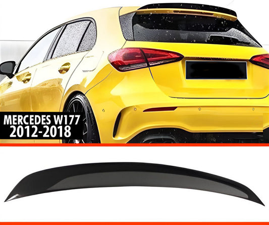 Spoiler DPT V-4 (Gloss Black) for Mercedes A-сlass W176 2012-2018 - image 1
