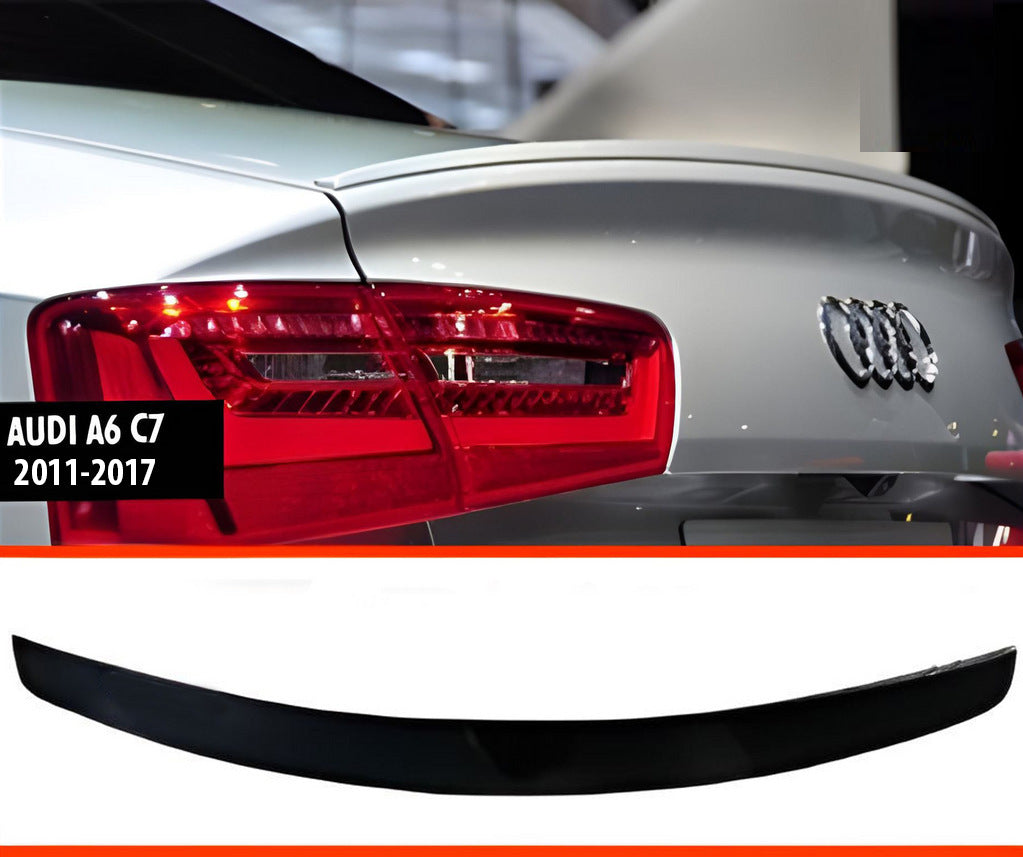 Spoiler DPT V1 (SD, Gloss Black) for Audi A6 C7 2011-2017 - image 1