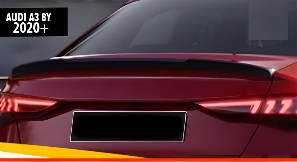 Spoiler DPT V-2 (SD, Gloss Black) for Audi A3 2020- - image 1