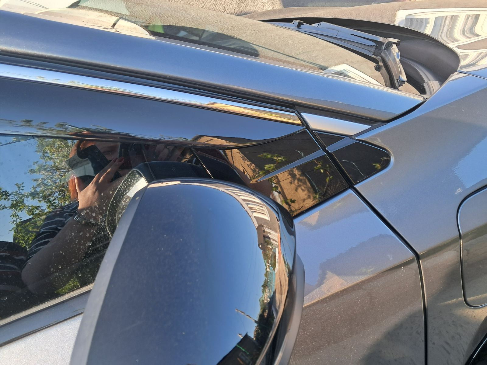 Window Deflectors with Chrome Trim Niken Luxury (4 pcs) for Nissan Ariya 2022- - image 5