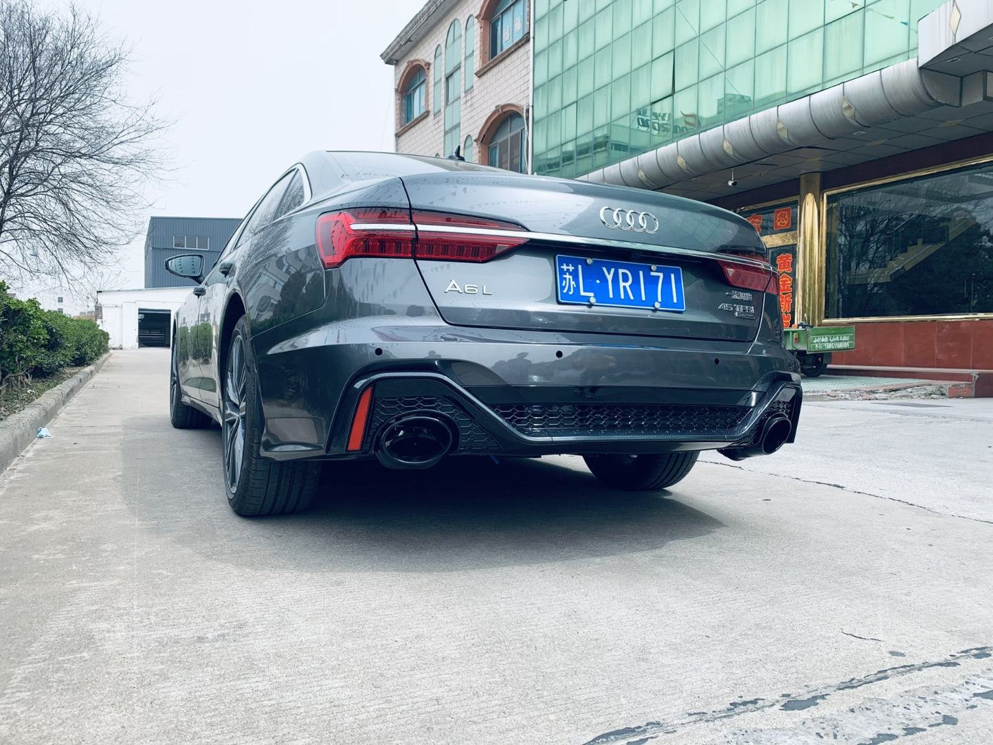 Front Bumper RS6-R Style for Audi A6 C8 2018- - image 2