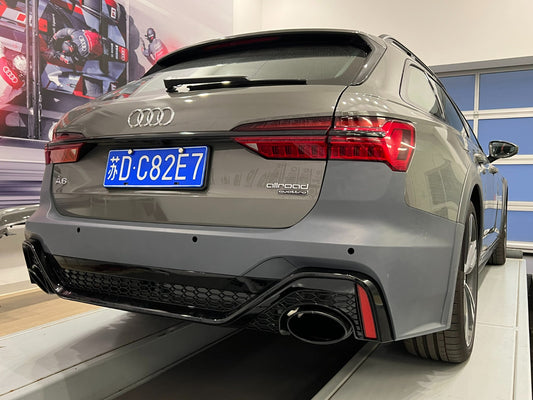 Rear bumper assembly RS-Style GT for Audi A6 C8 2018- - image 2