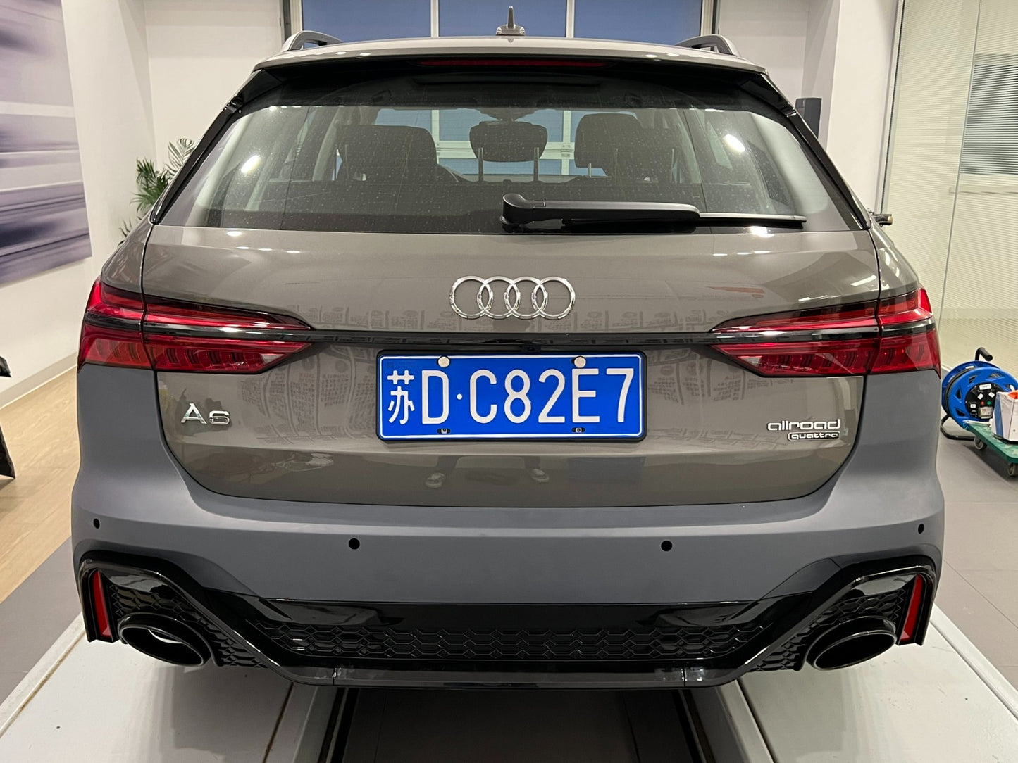 Rear bumper assembly RS-Style GT for Audi A6 C8 2018- - image 4