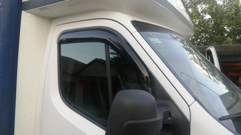 Window Deflectors (2 pcs, HIC) for Opel Movano 2010-2021 - image 4