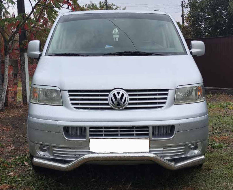 Lower Front Lip Wave ST007 (Stainless Steel) for Volkswagen T5 Transporter 2003-2010 - image 1