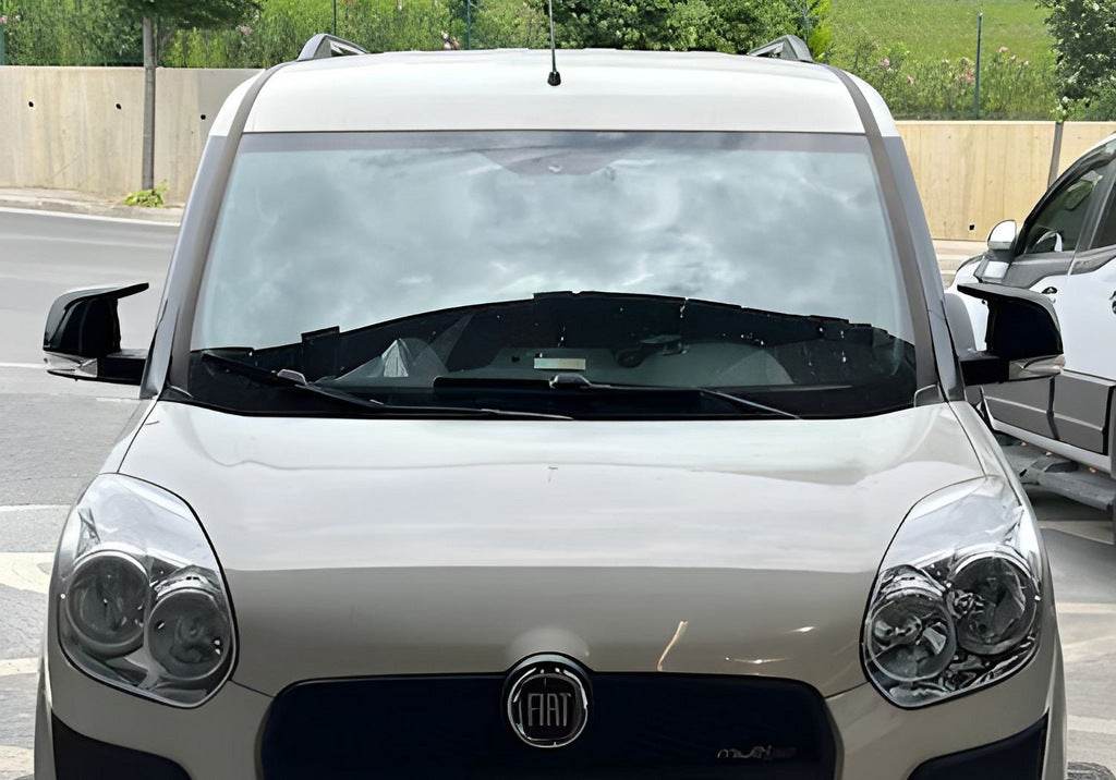 Covers for mirrors BMW-Style (2 pcs) for Fiat Doblo II 2010-2022 - Reelken Auto