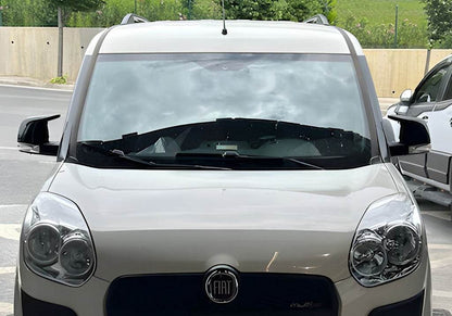 Covers for mirrors BMW-Style (2 pcs) for Fiat Doblo II 2010-2022 - Reelken Auto