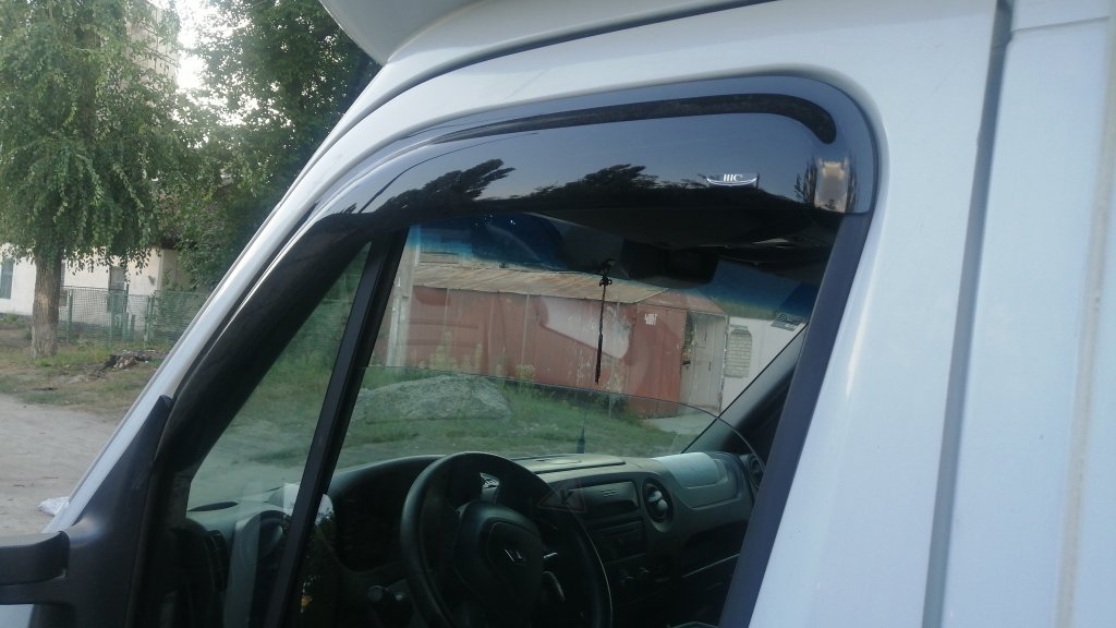 Window Deflectors (2 pcs, HIC) for Renault Master 2011-2023 - image 5