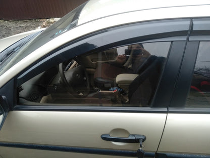 Window Deflectors (4 pcs, Sunplex Sport) for Hyundai Accent 2006-2010 - image 3
