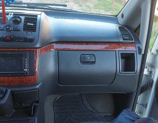 Panel overlay (Meric, strips) for Mercedes Vito W639 2004-2014 - image 1