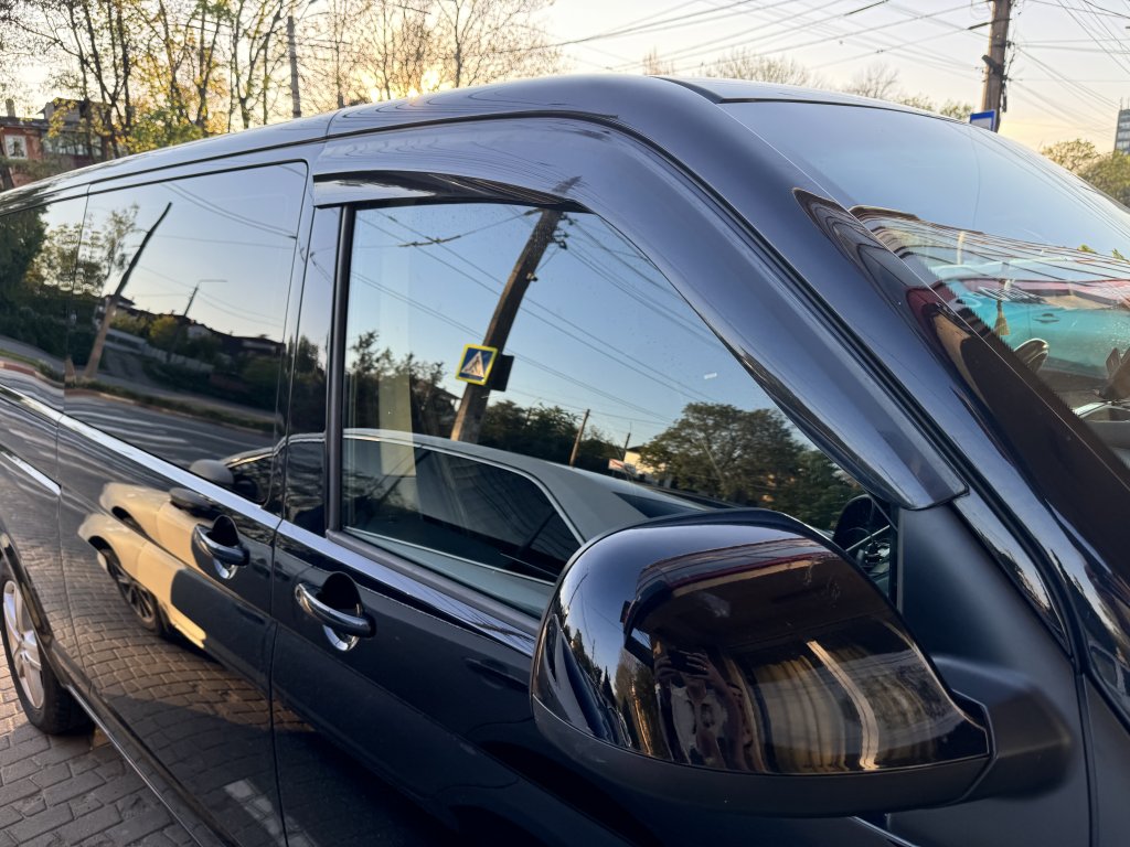 Window Deflectors (2 pcs, Sunplex Sport) for Volkswagen T5 2010-2015 - image 7