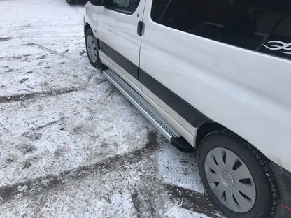 Side Steps Maya V2 (2 pcs, Aluminum) for Peugeot Partner 1996-2008 - image 2