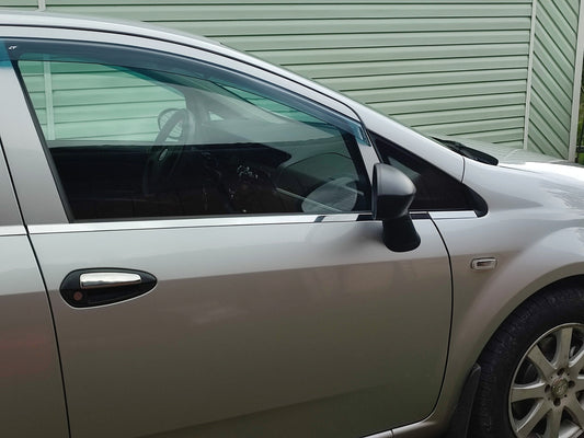 Chrome Door Handle Covers (4 pcs, Stainless Steel) for Fiat Linea 2006-2018 - image 1