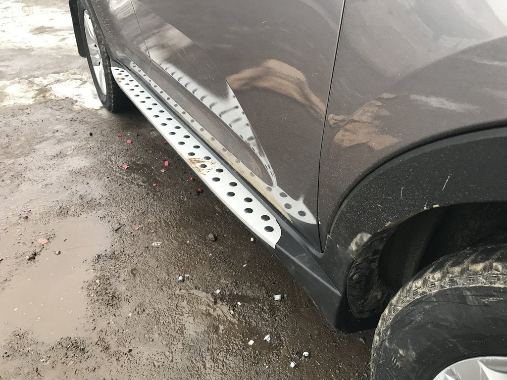 Side Steps Niken BMW-style (2 pcs, Aluminum) for Kia Sportage 2010-2015 - image 4