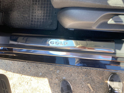 Inner Door Sill Covers (2 pcs, Stainless Steel) for Volkswagen Golf 6 2008-2014 - image 2