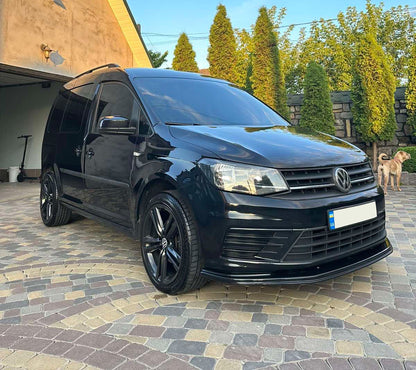 Front lip spoiler (ABS) for Volkswagen Caddy 2015-2020 - image 4