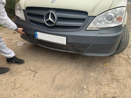 Winter cover on the bumper (2010-2015) for Mercedes Vito W639 2004-2014 - image 4