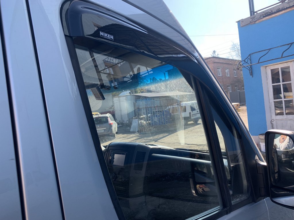 Window Deflectors (2 pcs, Niken) for Volkswagen Crafter 2006-2016 - image 3