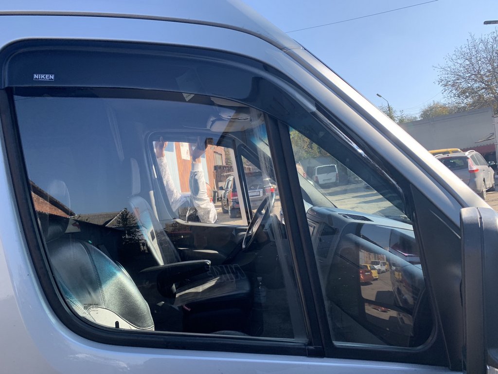 Window Deflectors (2 pcs, Niken) for Volkswagen Crafter 2006-2016 - image 4